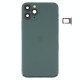 Battery Back Cover (with Side Keys & Card Tray & Power + Volume Flex Cable & Wireless Charging Module) for iPhone 11 Pro(Green)
