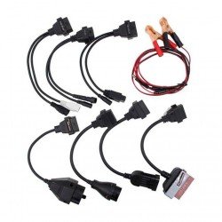8 PCS Car Diagnostic Cable and Connector OBD2 Cable