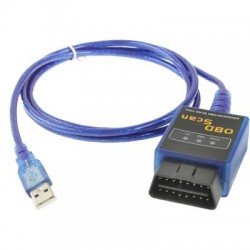 ELM327 Interface USB OBD Auto DiagnosticScan Tool(Blue)