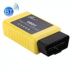Viecar VC003-A Mini OBDII ELM327 Bluetooth Car Scanner Diagnostic Tool, Support Android / Symbian / Window(Yellow)