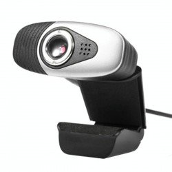 A871 12.0MP HD Webcam USB Plug Computer Web Camera with Sound Absorption Microphone, Cable Length: 1.4m(Grey)