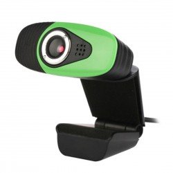 A871 12.0MP HD Webcam USB Plug Computer Web Camera with Sound Absorption Microphone, Cable Length: 1.4m(Green)