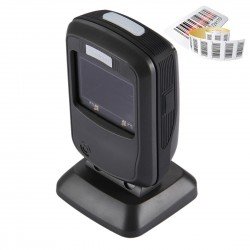 USB Fixed Mount Barcode Scanner Barcode Reader with Scan Window & Screen Scan Mode Switch / Sense (Black)