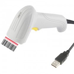 USB Laser Handheld Barcode Scanner(XYL-810), Light Grey