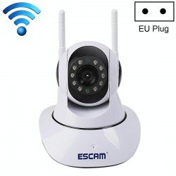 ESCAM G02 720P 1/4 inch PTZ WiFi IP Camera, Support Motion Detection / Night Vision, IR Distance: 8m(EU Plug)