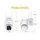 ESCAM QF288 HD 1080P PAN / Tilt / Zoom AI Humanoid Detection WiFi IP Camera, Support Night Vision / TF Card / Two-way Audio, EU
