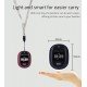 REACHFAR RF-V45-B Mini GPS Smart Tracker Pendant, Support SOS / Camera / Health Management / 4G LTE(Wine Red)
