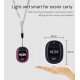 REACHFAR RF-V45-A Mini GPS Smart Tracker Pendant, Support SOS / Camera / Health Management / 4G LTE(Black)