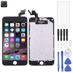 LCD Screen and Digitizer Full Assembly with Front Camera for iPhone 6 Plus(Black)