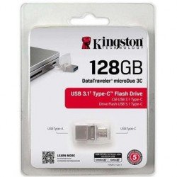 128GB KINGSTON DATATRAVELER USB DTDUO3C 3.1 TYPE-C 3C
