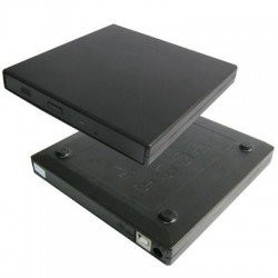 USB Slim Portable Optical Drive (CD-ROM)(Black)
