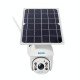 ESCAM QF280 HD 1080P IP66 Waterproof WiFi Solar Panel PT IP Camera with Battery, Support Night Vision / Motion Detection / TF Ca
