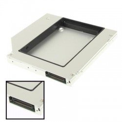 2.5 inch Second General IDE to SATA HDD Hard Drive Caddy ,Thickness: 12.7mm(Silver)