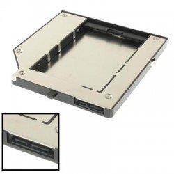 2.5 inch 2nd HDD Hard Drive Caddy SATA for IBM ThinkPad T400S / T410/ T410S / T420S / W500 / T500,Thickness: 9.5mm